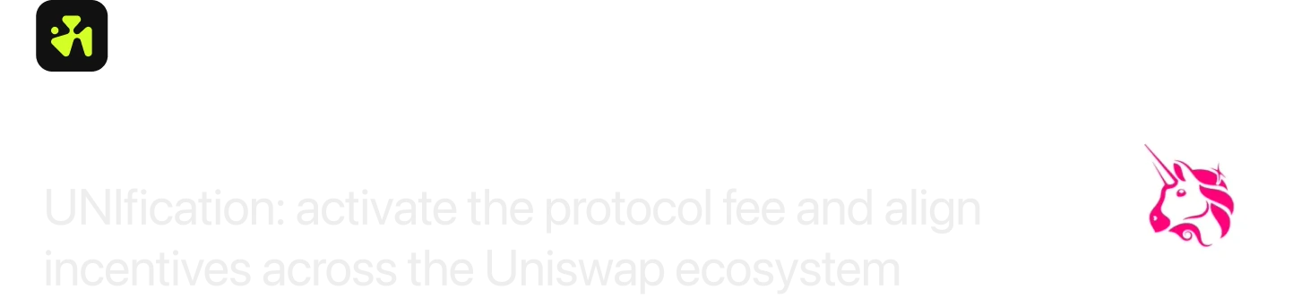Goverland: New proposal — UNIfication, activate the protocol fee and align incentives across the Uniswap ecosystem